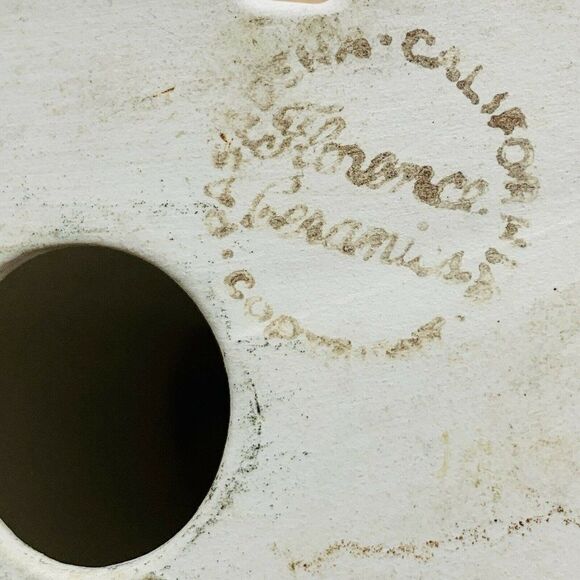 ♥️ Vintage Mid Century Florence Ceramics California Figurine Couple 8”T 3”W - Picture 8 of 15